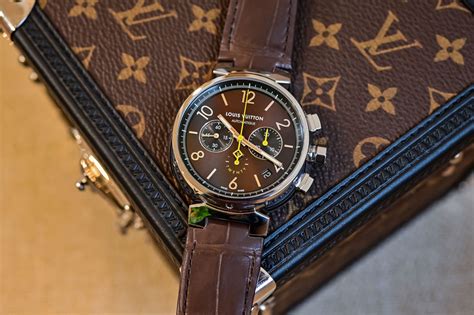 louis vuitton tambour chronograph watch|louis vuitton tambour price.